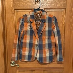 Women's Old Navy plaid blazer Sz L